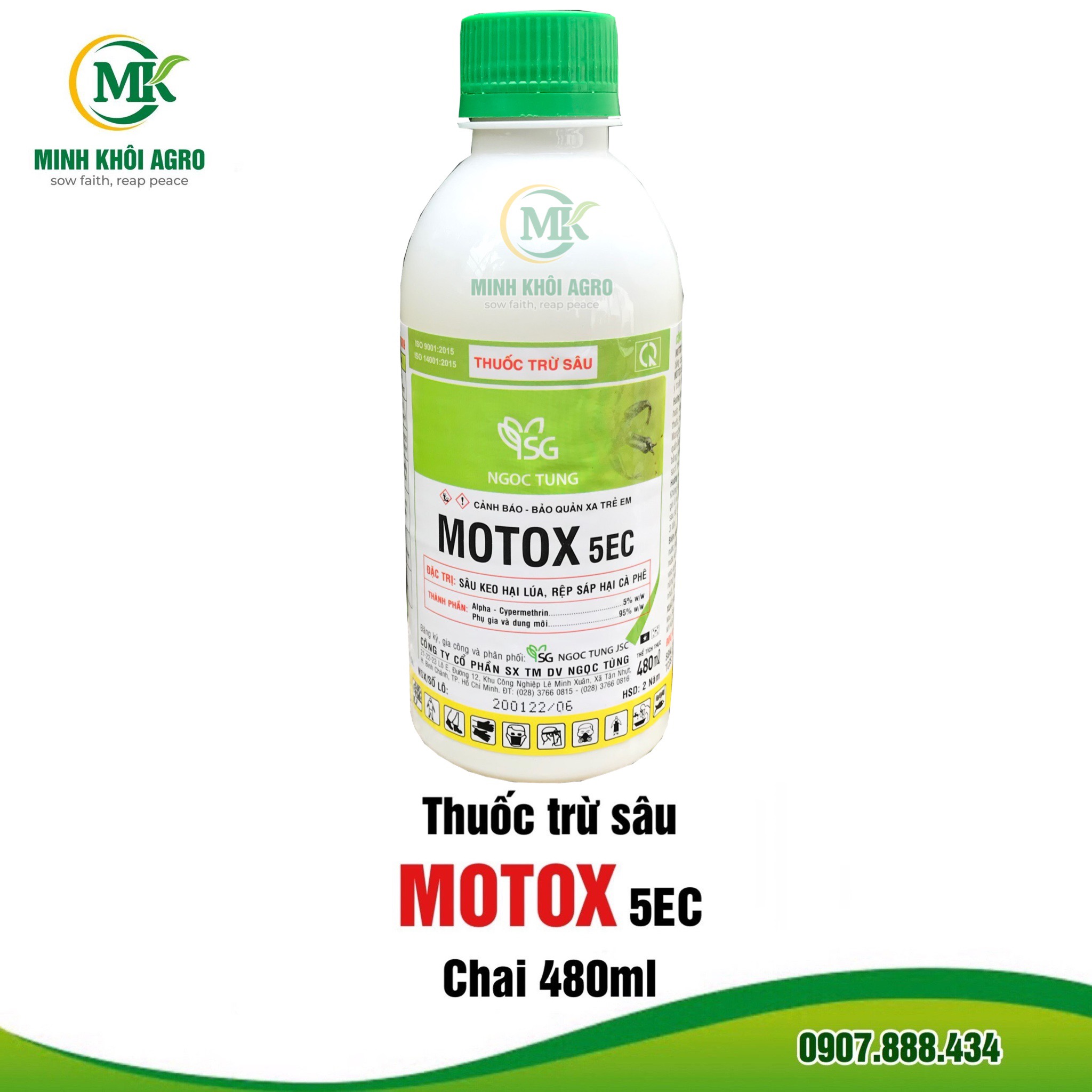 Thuốc trừ sâu Motox 5EC - Chai 480ml